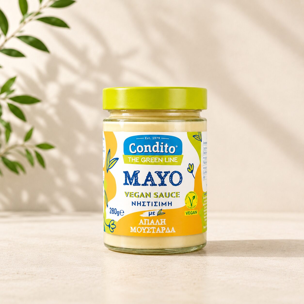 50725d3c-ff88-4ba3-8605-3fe79aa22cab "Condito" Mayo Vegan με απαλή μουστάρδα - Image 1
