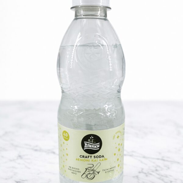 "Πηγή Δινάκη" Craft Soda λεμόνι & lime