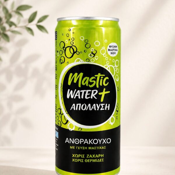 “Mastic Water” Ανθρακούχο με φυσική μαστίχα Χίου