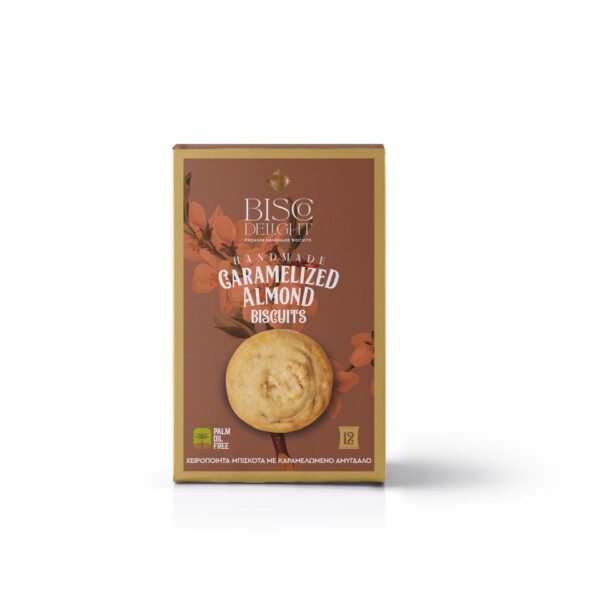 "Bisco Delight" Χειροποίητα μπισκότα με καραμελωμένο αμύγδαλο